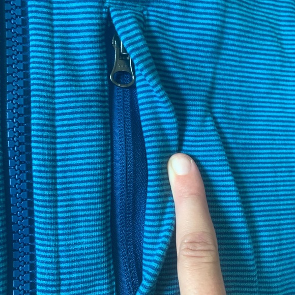 Lululemon Zip Up Hoodie Blue LIKE NEW - Picture 5 of 6